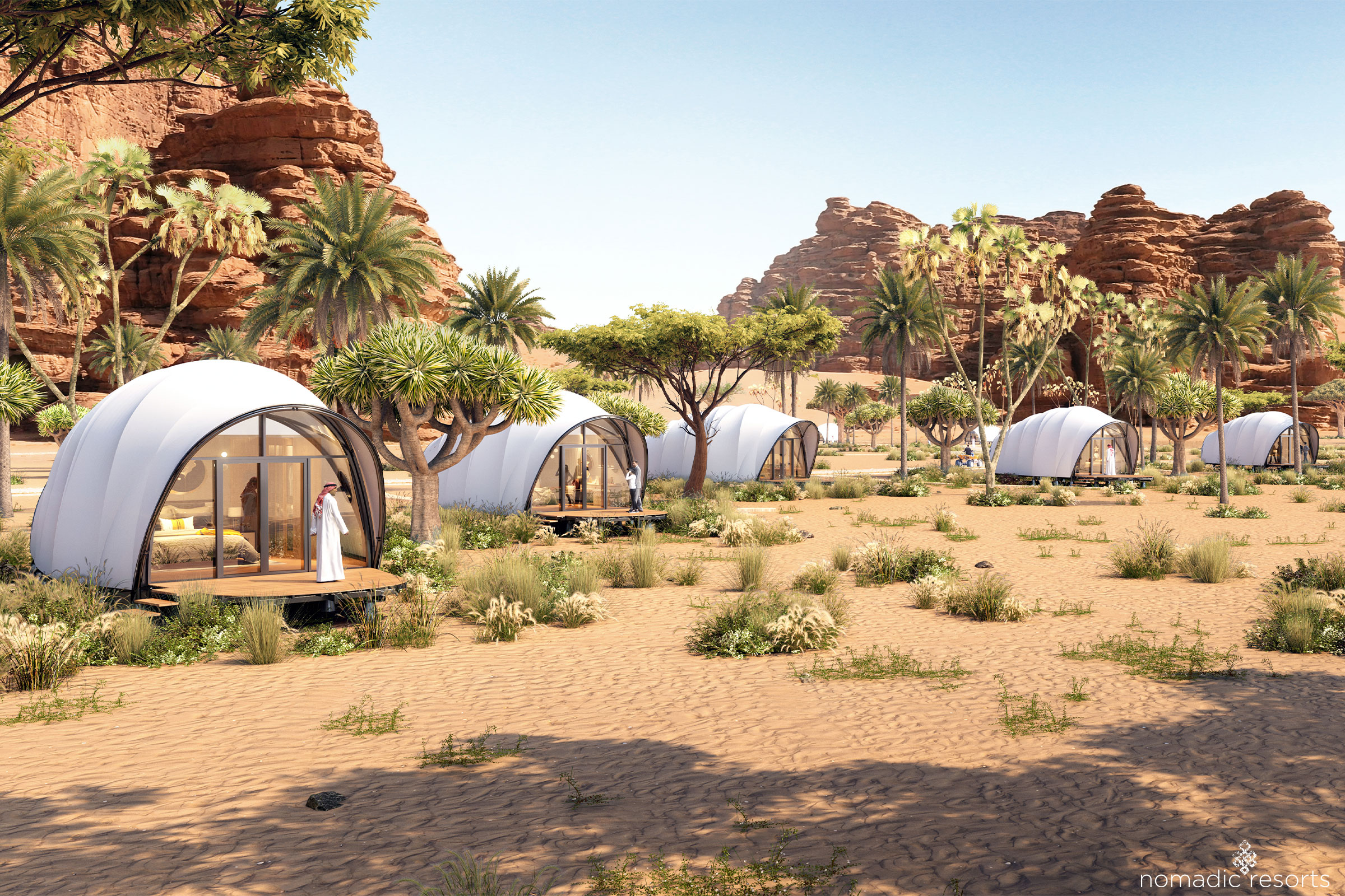 A resort deploying The Looper by Nomadic Resorts