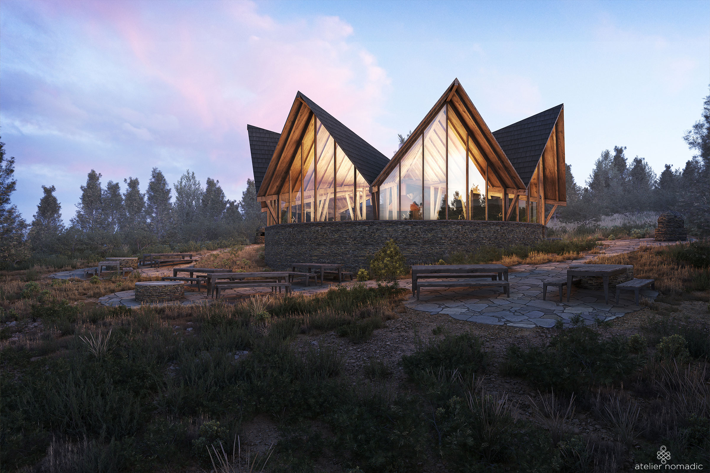 Mountain Lodge, Utah USA