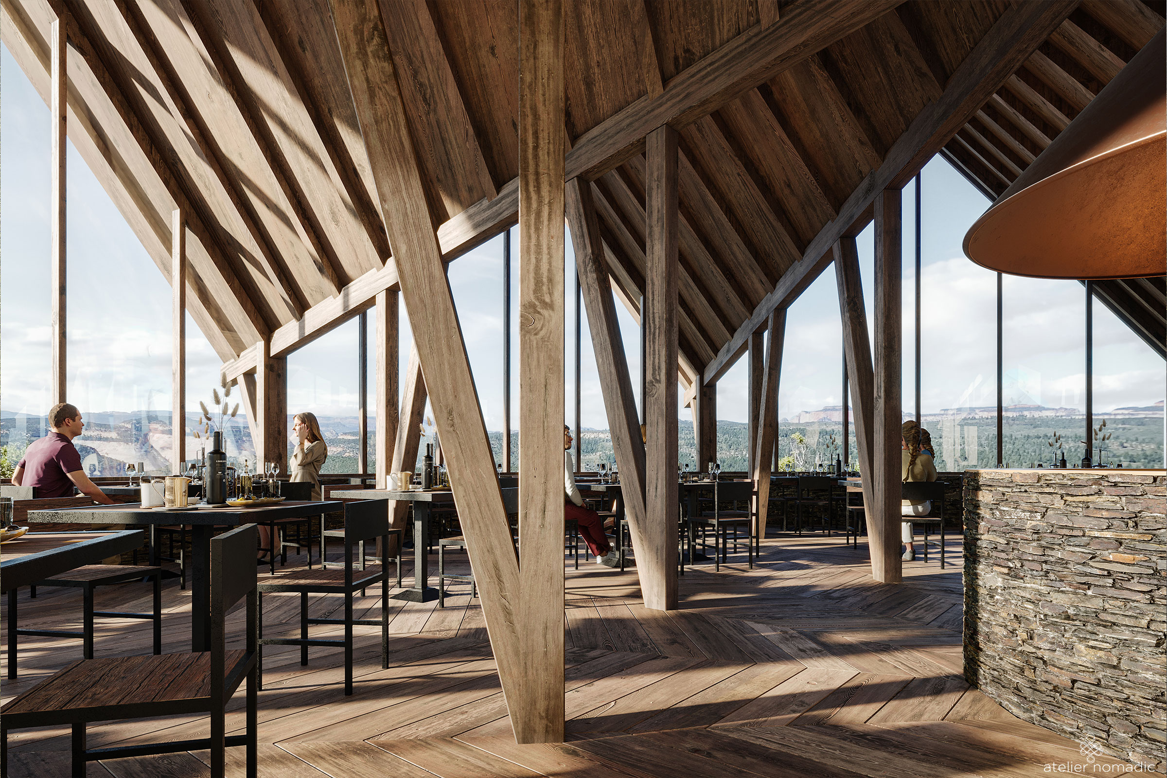 Mountain Lodge, Utah USA